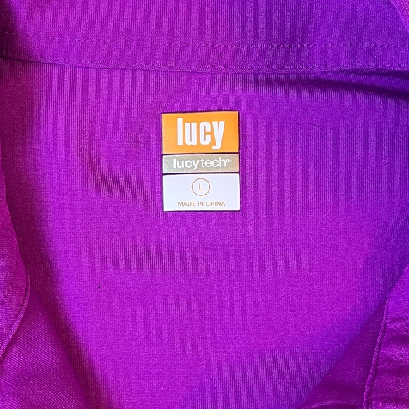 Lucy Athletic Zip-Up Jacket Purple Size Large - Picture 10 of 10